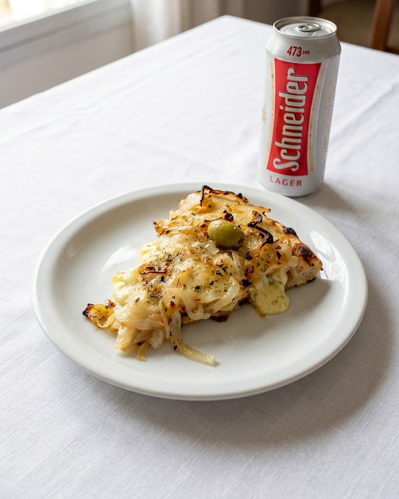 Porcion de fugacheta rellena + Cerveza