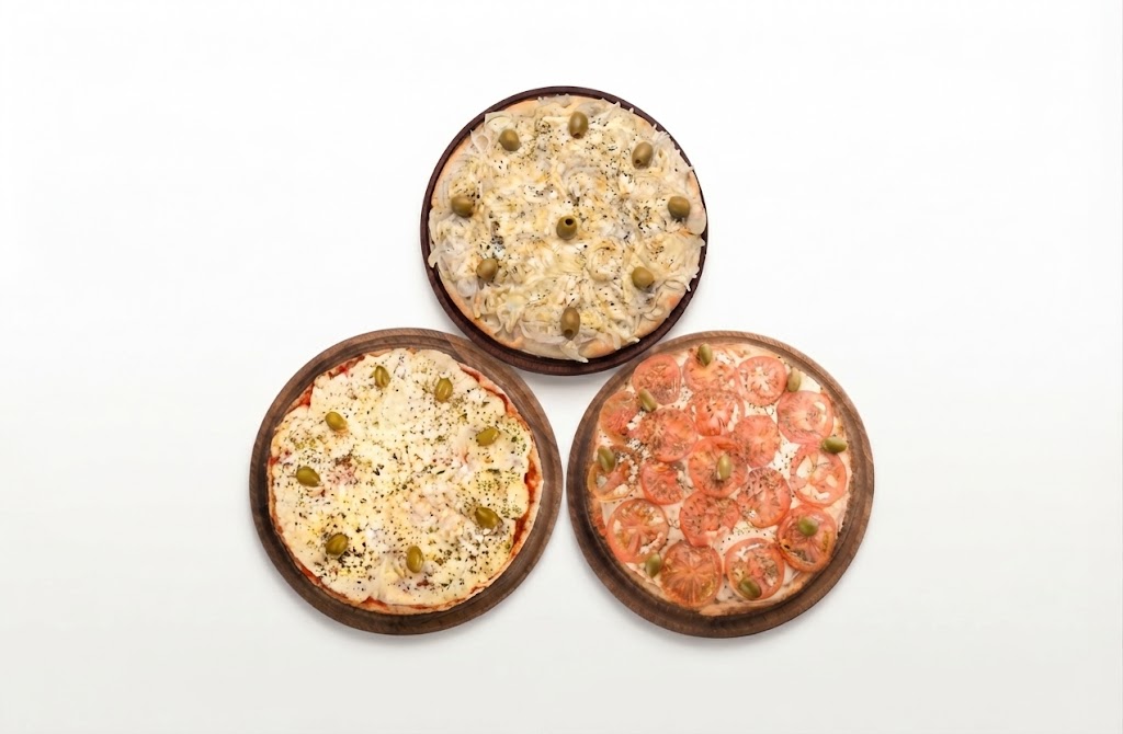 Pizza grande muzarella + Pizza grande napolitana + Pizza fugazzeta