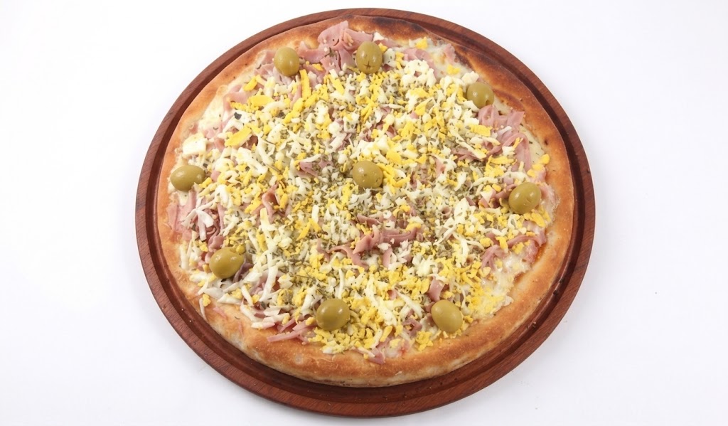Pizza Jamón c/ Huevo Grande