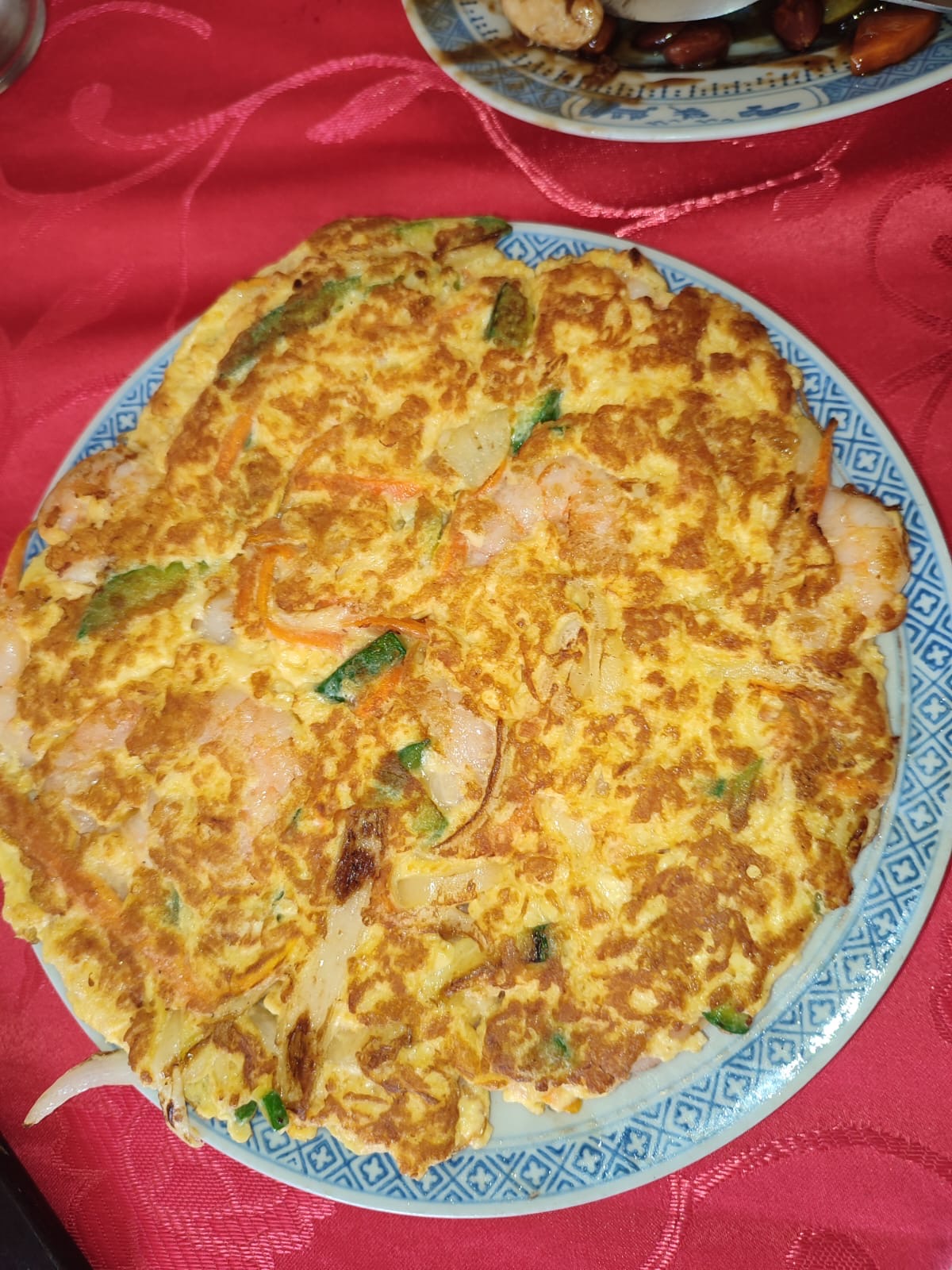 53. Omelette con Camarones