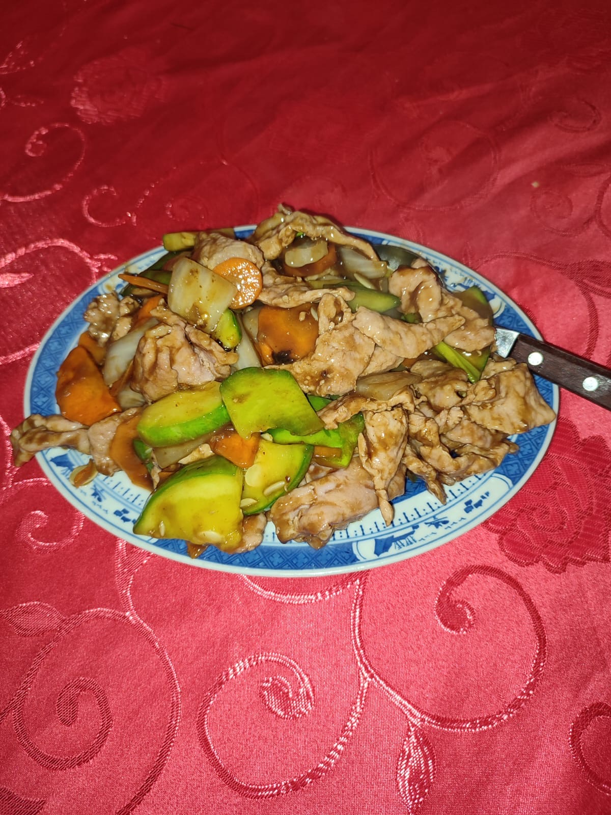 46. Cerdo con Champignones
