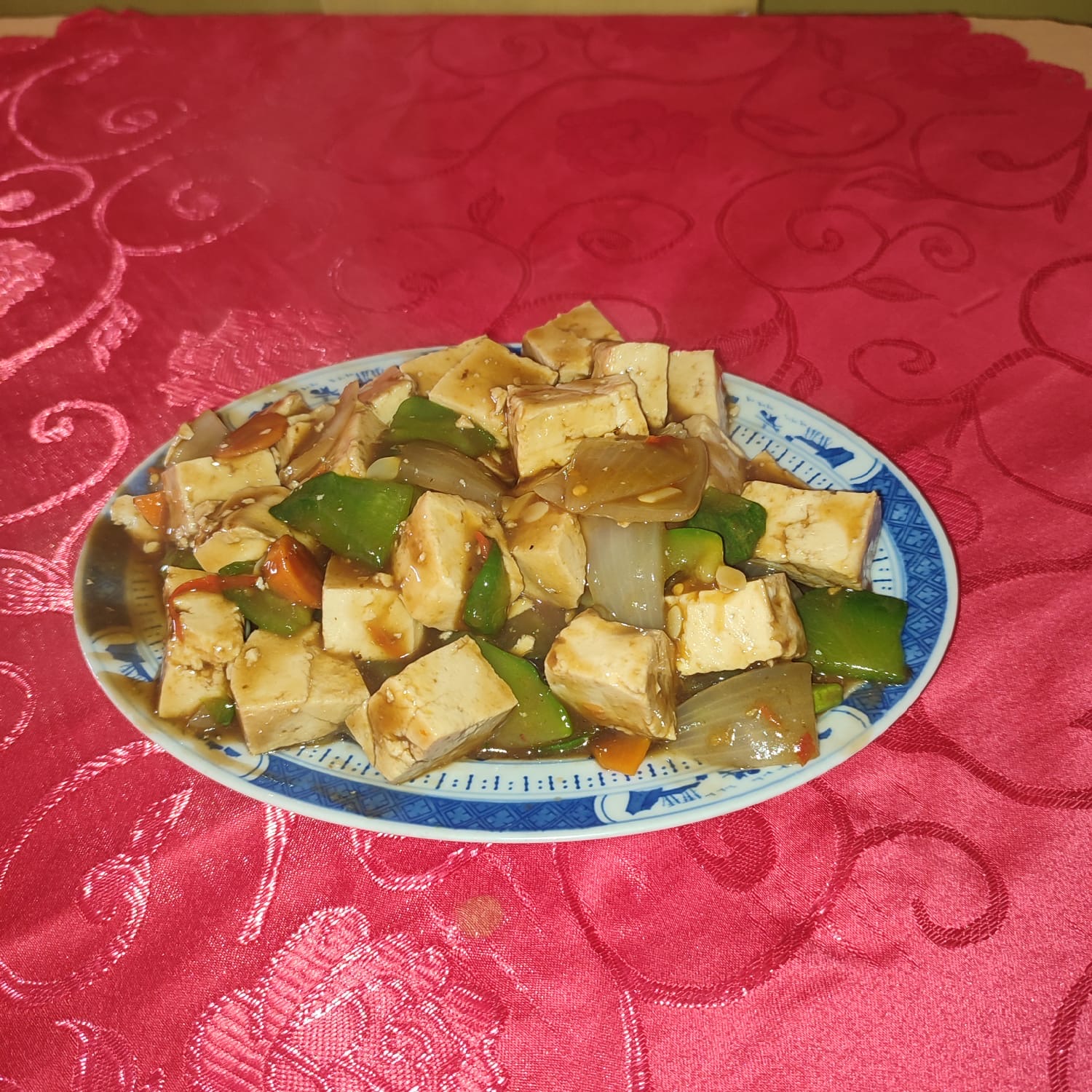 55. Dou-Fu Salteado con Verduras